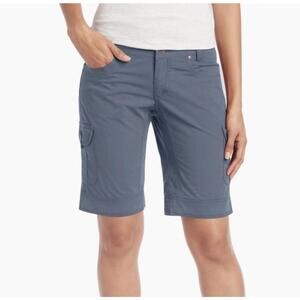 Kuhl Splash 11" Womens Sz 8 Cargo Shorts Metal Blue Hiking Outdoor Gorp